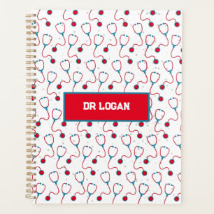 Docteur nom personnalisé stethoscope cadeau médica