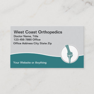 Docteur Orthopédique Médicale Carte de visite