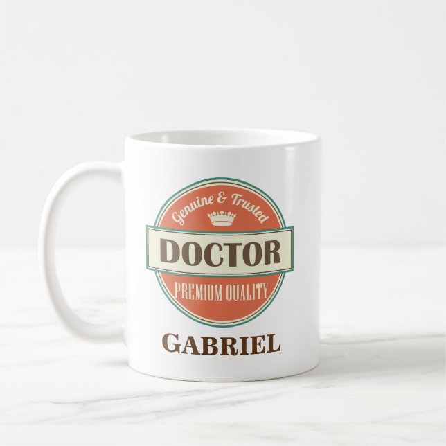 Docteur Personalized Office Mug Gift (Gauche)