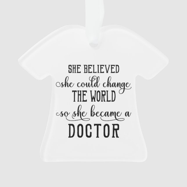Docteur personnalisé Ornament (devant)