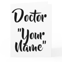 Doctor Abschluss Card