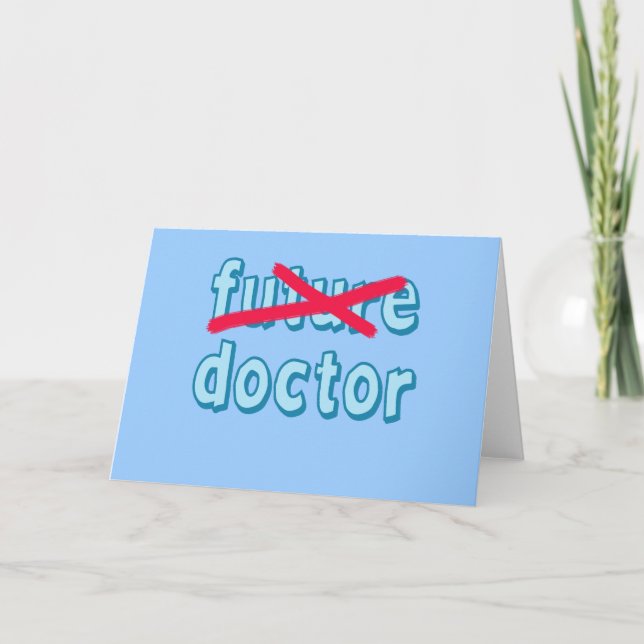 Doctor Abschluss Products Karte (Vorderseite)