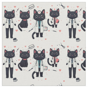 Doctor Black Cat Stoff
