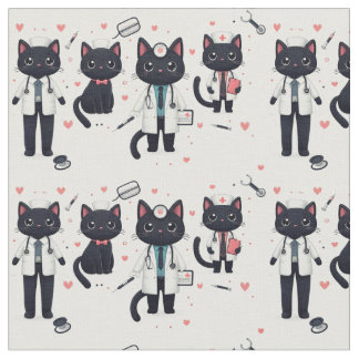 Doctor Black Cat Stoff