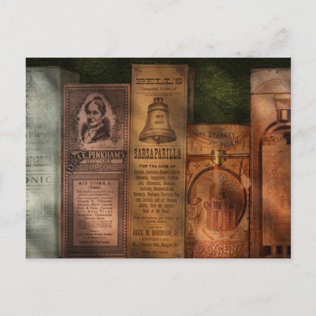Doctor - Compound Extractions & Sarsaparilla Postkarte (Vorderseite)