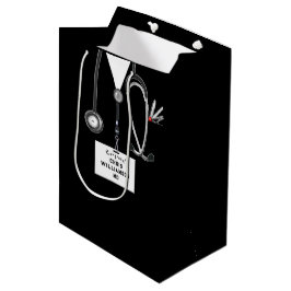 Doctor Congrats Medium Gift Bag Mittlere Geschenktüte
