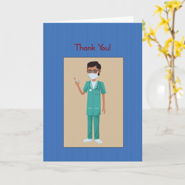 Doctor Day Card Karte (Gelbe Blume)