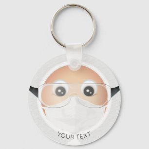 Doctor Emoji Schlüsselanhänger