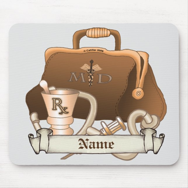 Doctor Medical Bag Maus-Pad Mousepad (Vorne)