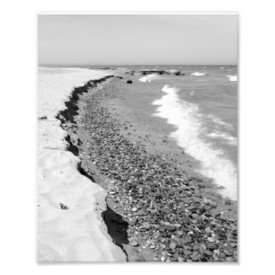 Doctor Park Beach, Lake Michigan, Milwaukee, WI Fotodruck