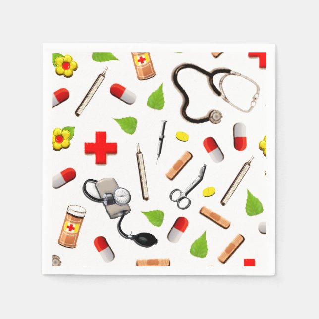 Doctor Party Serviette (Vorderseite)