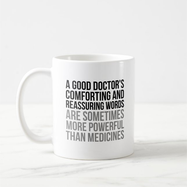 Doctor Quotes Kaffeetasse (Links)