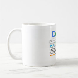 Doctor Search Style Custom Name Mug – Personalized Kaffeetasse