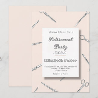 Doctor  Surgeon nurse retirement invitation Einladung