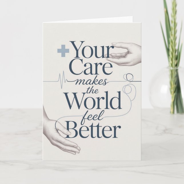 Doctor Thank You Card Karte (Vorderseite)