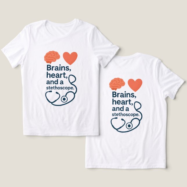 Doctor Tri-Blend Shirt (Design Vorderseite & Rückseite)