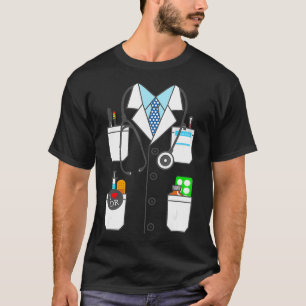 Doctor White Labrador Coat Halloween Kostümzubehör T-Shirt