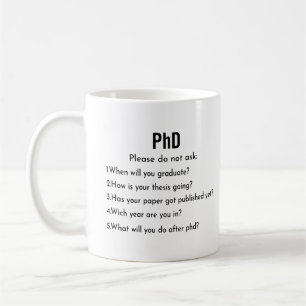 Doctorat Mug S'il vous plaît ne demandez pas de ca