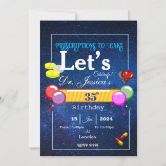  Doctor's birthday   Einladung