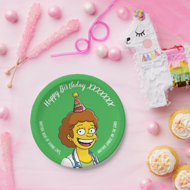 DOCTORS BIRTHDAY green pediatric anti-stress Pappteller (Party)