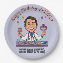 DOCTORS BIRTHDAY PARTY CALM ANTISTRESS PAPPTELLER