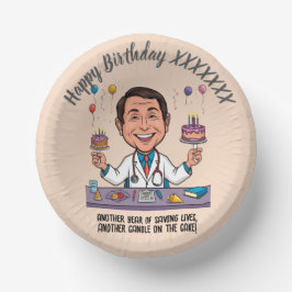 DOCTORS BIRTHDAY PARTY CALM ANTISTRESS PAPPTELLER