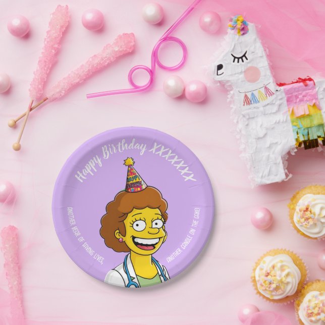 DOCTORS BIRTHDAY violet pediatric anti-stress Pappteller (Party)