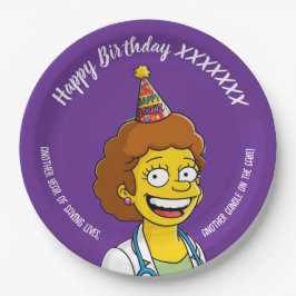 DOCTORS BIRTHDAY violet pediatric fun girl Pappteller