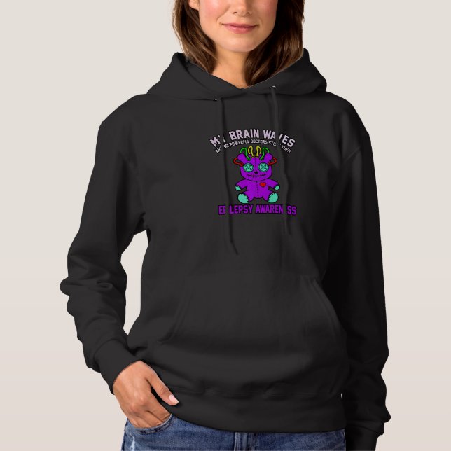 Doctors Study Brain Waves Epilepsy Awareness Month Hoodie (Vorderseite)