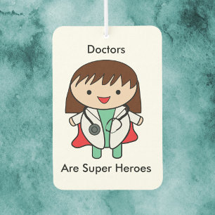 Doctors Woman Super Hero Funny Autolufterfrischer