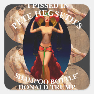 DOD DOJ EPA Nachtclub Restaurant Bar Pub Party Quadratischer Aufkleber