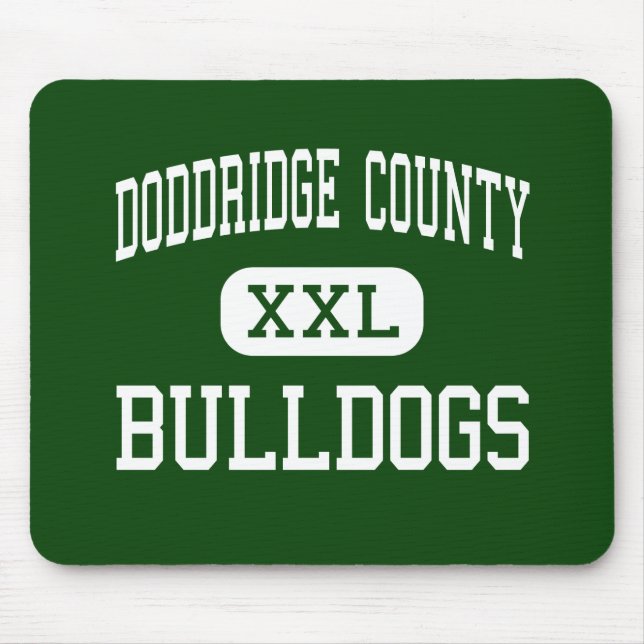 Doddridge County - Bulldoggen - hoch - Mousepad (Vorne)