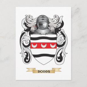 Dodds Coat of Arms Postkarte