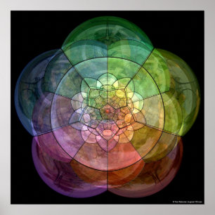 Dodecaplex (120 Zellen) Poster