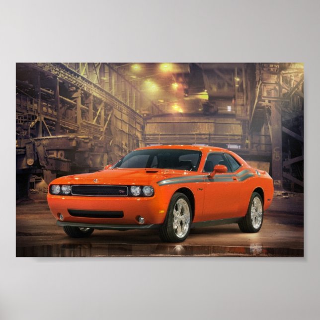 Dodge Challenger Poster (Vorne)