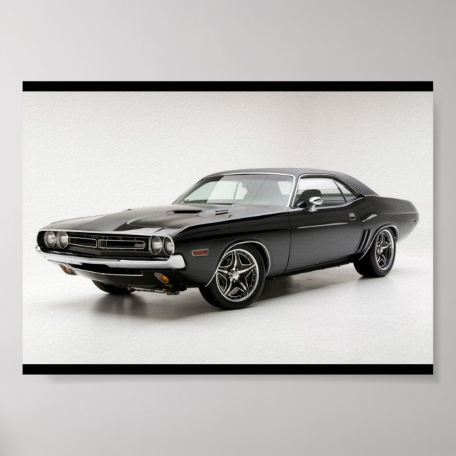 Dodge Challenger RT 1971 Poster (Vorne)