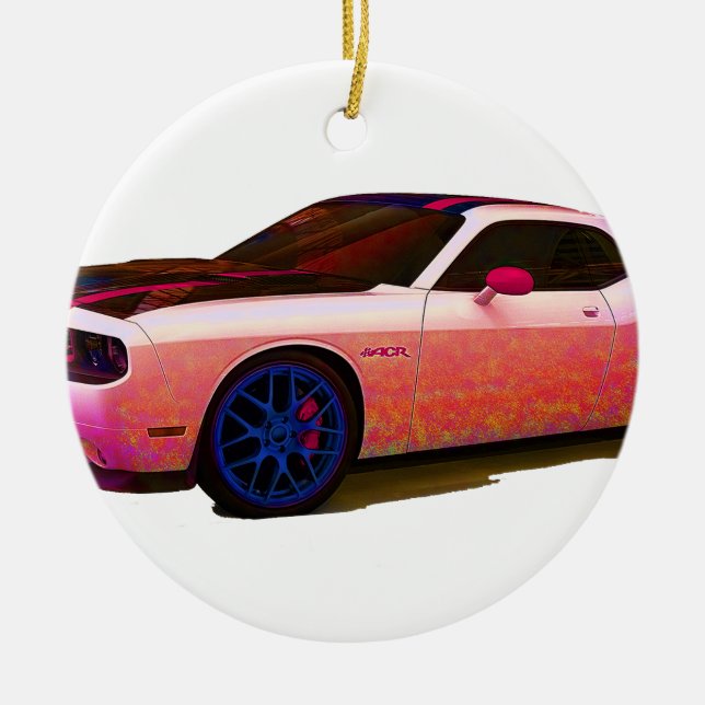 Dodge Challenger SRT8 ACR Keramik Ornament (Vorne)