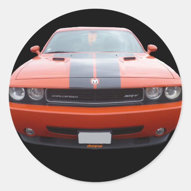Dodge Challenger SRT Aufkleber (Vorderseite)