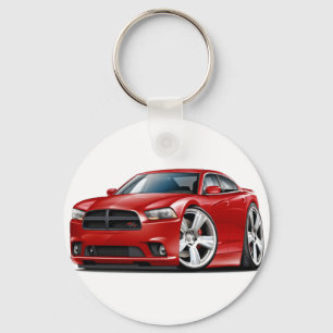 Dodge Charger RT Red Car Schlüsselanhänger