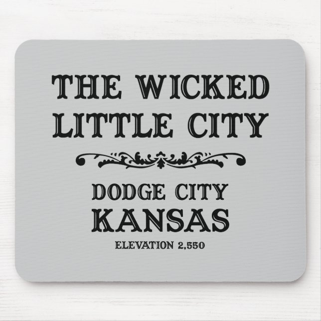 Dodge City Kansas Mousepad (Vorne)