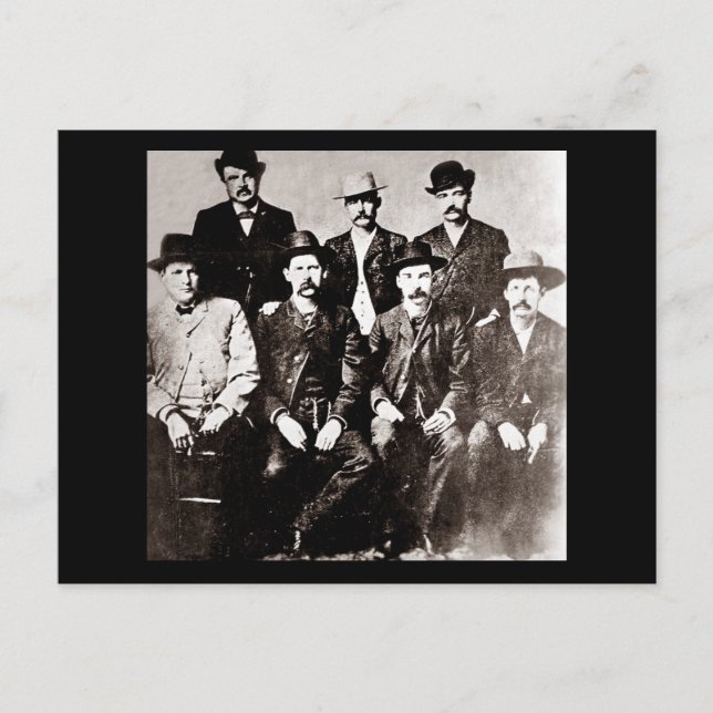 Dodge City "Peace Commission" ca. 1883 Postkarte (Vorderseite)