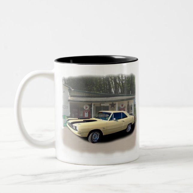 Dodge Dart Swinger 1972 Zweifarbige Tasse (Links)
