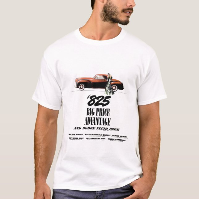Dodge-flüssiger Antriebs-Luxuszwischenlage 1941 T-Shirt (Vorderseite)
