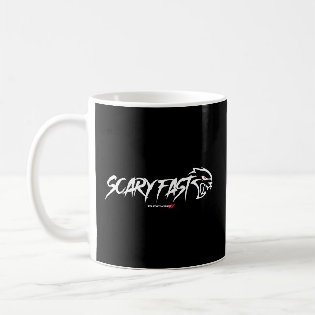 Dodge Hellcat Beängstigend schnell Kaffeetasse (Links)