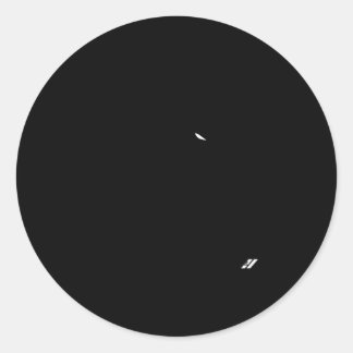 Dodge Hellcat Hell auf Rädern Runder Aufkleber