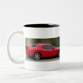 DODGE-HERAUSFORDERER-KAFFEETASSE ZWEIFARBIGE TASSE