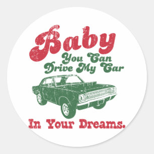 Dodge Hurst Hemi Pfeil 1968 Runder Aufkleber