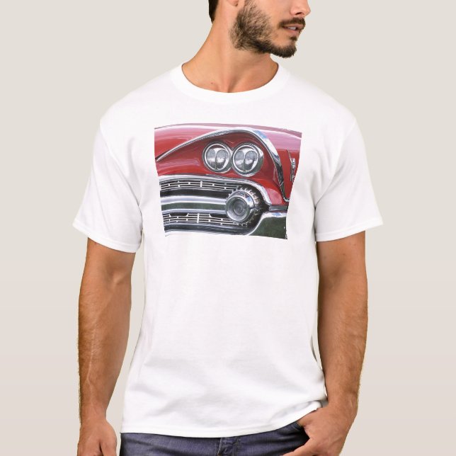 Dodge-klassische Auto-Grill-Fotografie 1959 T-Shirt (Vorderseite)