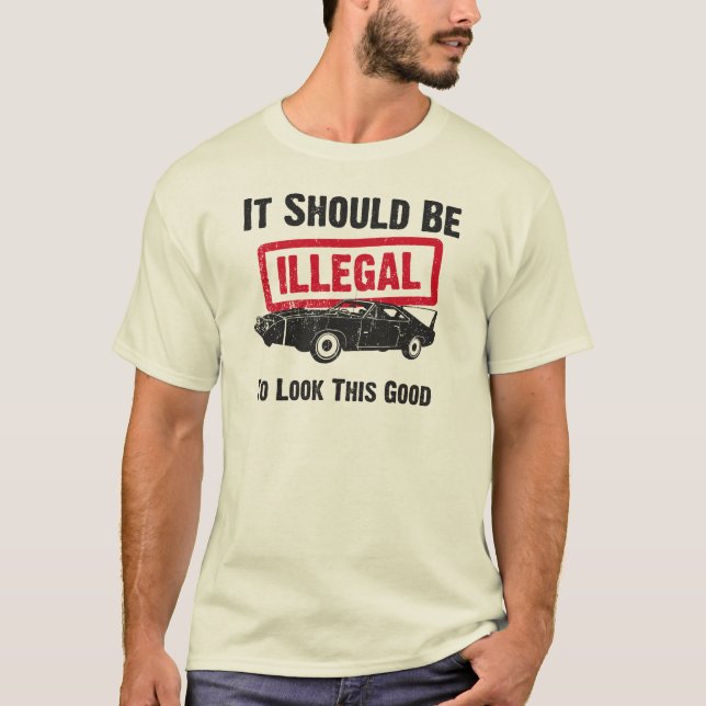 Dodge-Ladegerät 1970 Daytona Hemi T-Shirt (Vorderseite)