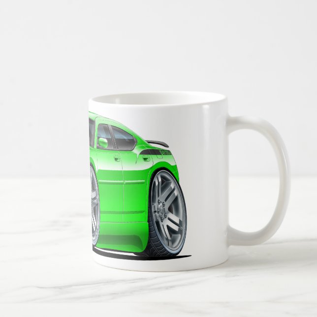 Dodge-Ladegerät Daytona grünes Auto Kaffeetasse (Rechts)